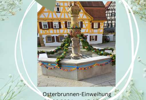 Osterbrunnen – Einweihung