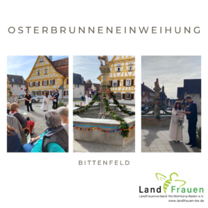 Einweihung des Osterbrunnen