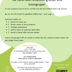 Neugründung der Juniorgruppe der LandFrauen Bittenfeld